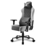 Sharkoon Sedia Gaming Sgs30 Fabric In Tessuto Dimensioni Comfort Nero E Bianco