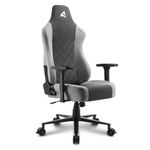 Sharkoon-Sedia-Gaming-Sgs30-Fabric-In-Tessuto-Dimensioni-Comfort-Nero-E-Bianco