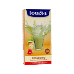 CIOCCOLATA BIANCA E PISTACCHIO CAFFÈ BORBONE PISTACCHIO - 10 CAPSULE COMPATIBILI NESPRESSO da 7g