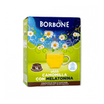 CAMOMILLA CON MELATONINA CAFFÈ BORBONE - 16 CAPSULE COMPATIBILI A MODO MIO da 5g