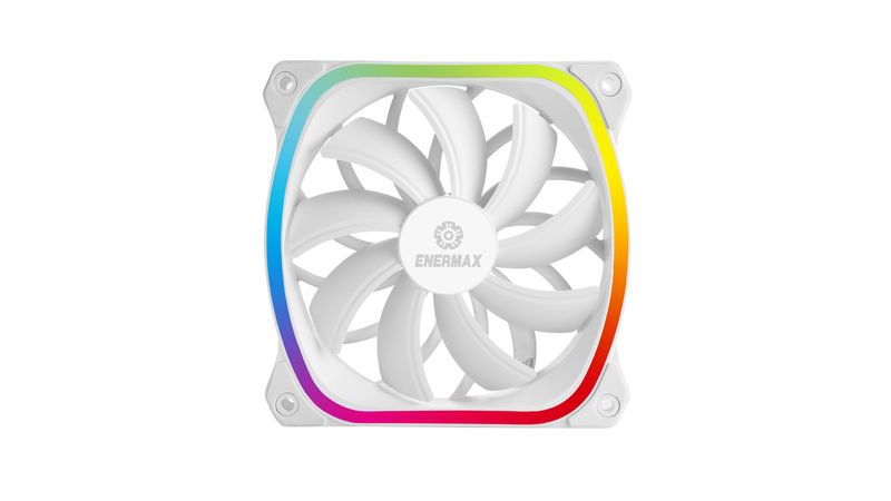 Enermax-SquA-RGB-White-Case-per-computer-Ventilatore-12-cm-Bianco