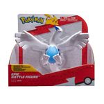 Jazwares Pokemon Epic Battle Figure Lugia - Figura da collezione articolata - Grandi dimensioni - Include base