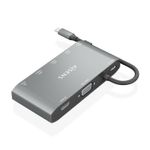 AISENS-ASUC-8P010-GR-replicatore-di-porte-e-docking-station-per-laptop-Cablato-USB-3.2-Gen-1--3.1-Gen-1--Type-C-Grigio