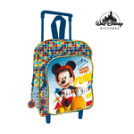 Trade Shop Traesio-zaino Trolley Mickey Topolino Disney Asilo Scuola Bambini Viaggi Altezza 30 Cm -