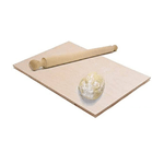 Trade Shop Traesio-spianatoia Da Cucina Per Impastare In Legno Con Mattarello Stendi Pasta 58x38cm -