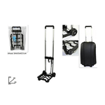 Trade Shop Traesio-carrello Porta Valigia Pieghevole Richiudibile Pacchi Portavaligie Per Trasporto -