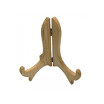 Trade Shop Traesio-espositore 14cm 6'' Legno Chiaro Supporto Pieghevole Cavalletto Tavolo Gancio -