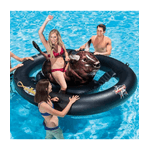 Trade Shop Traesio-gioco Toro Scatenato Gonfiabile Inflatabull Mare Piscina 239 X 196 X 81 Cm -