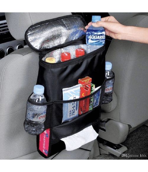 Trade Shop Traesio-borsa Termica Frigo Portabevande Auto Tasca Sedile Organizzatore Rete Macchina -