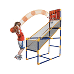 Trade Shop Traesio-canestro Basket Arcade Palla Canestro Sala Giochi Pallone Gonfiatore 140x89x46cm -