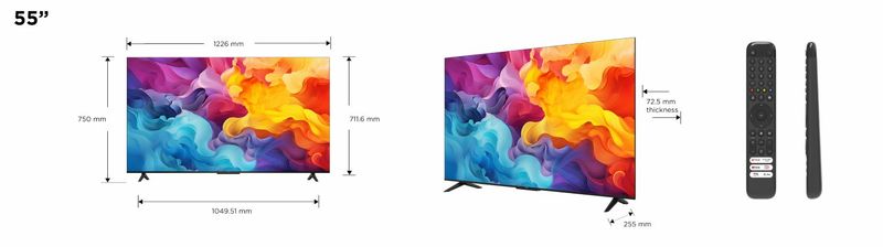 TCL-P655-Series-Serie-P6-Smart-TV-Ultra-HD-4K-55-55P655-Dolby-Audio-Controlli-vocali-Google-TV