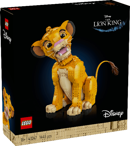 LEGO-Disney-Giovane-Simba-Re-Leone-Modellino-da-Costruire-per-Adulti-con-Figura-di-Animale-Mobile-Hobby-Creativo-da-Collezione-Idea-Regalo-per-Lui-Lei-Marito-Moglie-e-per-i-Fan-del-Film-43247