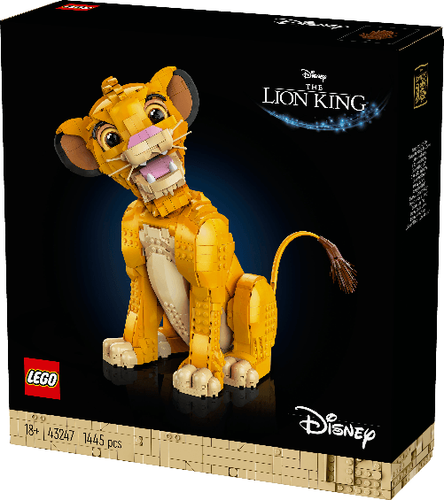 LEGO-Disney-Giovane-Simba-Re-Leone-Modellino-da-Costruire-per-Adulti-con-Figura-di-Animale-Mobile-Hobby-Creativo-da-Collezione-Idea-Regalo-per-Lui-Lei-Marito-Moglie-e-per-i-Fan-del-Film-43247