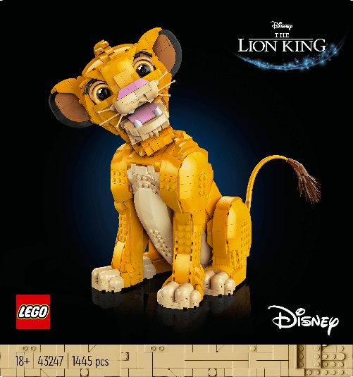 LEGO-Disney-Giovane-Simba-Re-Leone-Modellino-da-Costruire-per-Adulti-con-Figura-di-Animale-Mobile-Hobby-Creativo-da-Collezione-Idea-Regalo-per-Lui-Lei-Marito-Moglie-e-per-i-Fan-del-Film-43247