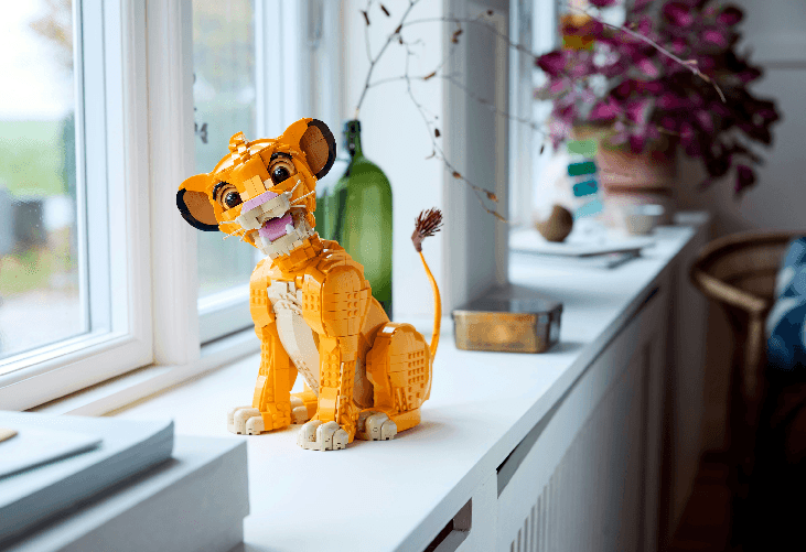 LEGO-Disney-Giovane-Simba-Re-Leone-Modellino-da-Costruire-per-Adulti-con-Figura-di-Animale-Mobile-Hobby-Creativo-da-Collezione-Idea-Regalo-per-Lui-Lei-Marito-Moglie-e-per-i-Fan-del-Film-43247