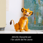 LEGO-Disney-Giovane-Simba-Re-Leone-Modellino-da-Costruire-per-Adulti-con-Figura-di-Animale-Mobile-Hobby-Creativo-da-Collezione-Idea-Regalo-per-Lui-Lei-Marito-Moglie-e-per-i-Fan-del-Film-43247