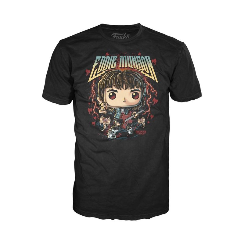 Funko-Pop--Tee--Pop-Stranger-Things-Hunter-Eddie-W-guitar-M