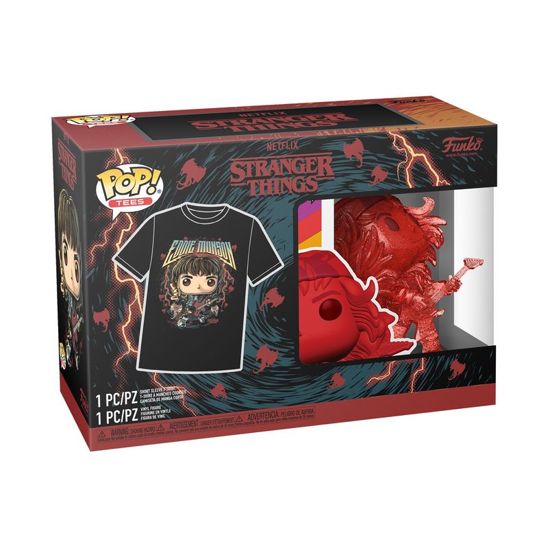 Funko-Pop--Tee--Pop-Stranger-Things-Hunter-Eddie-W-guitar-M