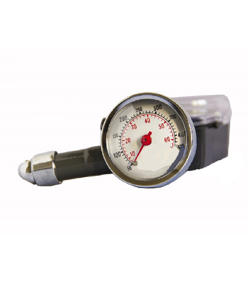 Trade Shop Traesio-manometro Pressione Pneumatici Gomme Auto Moto Gp Pneumatici Tascabile 60 Psi -