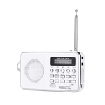 Trade Shop Traesio-radio Portatile L-938 Digitale Fm Lettore Mp3 Sd Mmc Tf Ingrsso Aux -