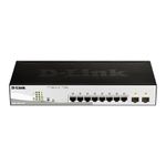 D-Link DGS-1210-10P Gestito L2 Gigabit Ethernet (10/100/1000) Supporto Power over Ethernet (PoE) 1U Nero