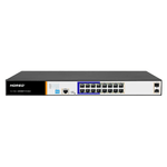 Switch Di Rete 16 Porte Gigabit Poe 250 Watt + 2 Porte Sfp E Una Porta Console Rj45 Layer 2