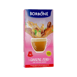 GINSENG ZERO CAFFÈ BORBONE - 10 CAPSULE COMPATIBILI NESPRESSO da 5g