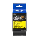 Brother ORIGINALE Brother Nastro Nero su giallo HSe-611E