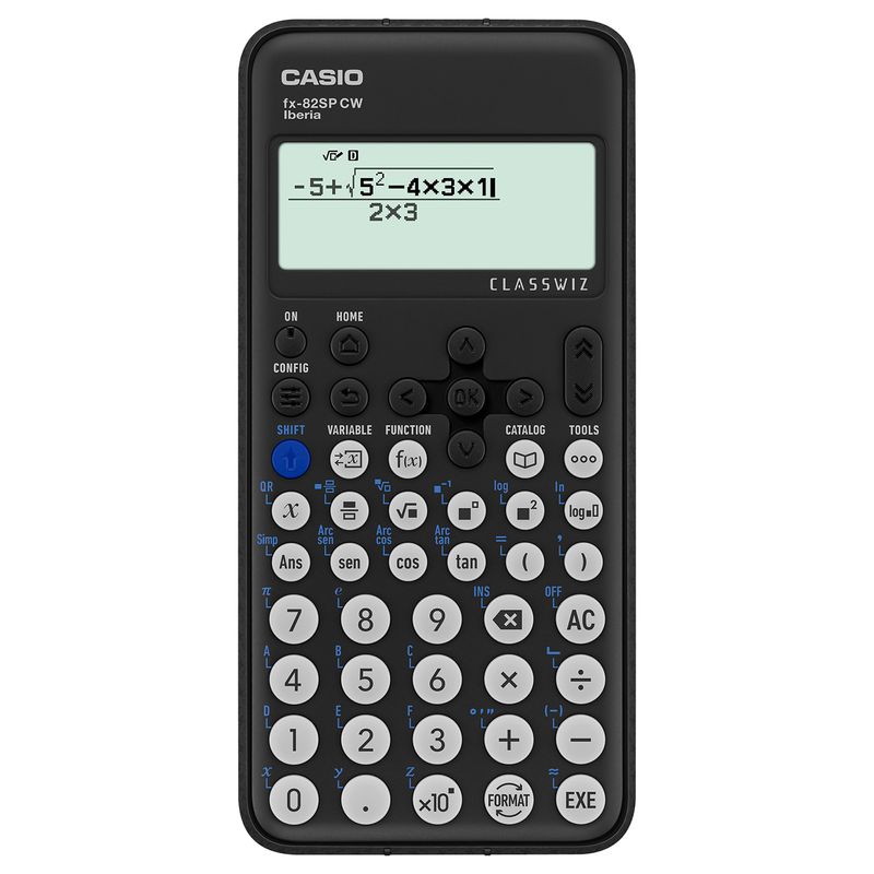 Casio-FX-82SPX-CW-calcolatrice-Tasca-Calcolatrice-scientifica-Nero