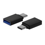 AISENS A108-0717 adattatore per inversione del genere dei cavi USB-C USB-A Nero