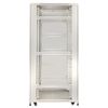 Armadio-Rack-19-42U--A-2055--L-800--P-1000-Porta-Traforata-Colore-Grigio-Disassemblato-Con-Guidacavi--Laterale