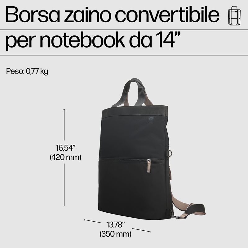 HP-Borsa-zaino-14---Convertible-Laptop-Backpack-Tote