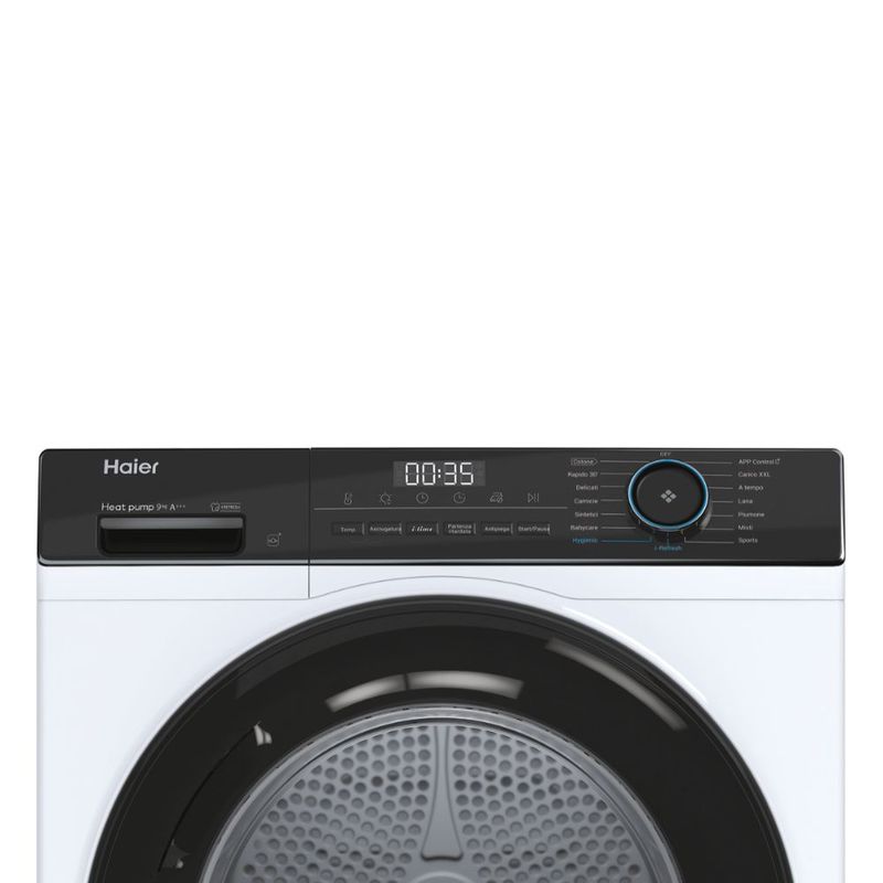 Haier-HD90-A3939E-IT-asciugatrice-Libera-installazione-Caricamento-frontale-9-kg-A----Bianco