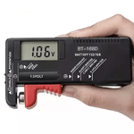 Tester Batterie per stilo ministilo AA AAA D 9V Bottone con display LCD