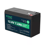 V-TAC Batteria al Litio 12.8V 7.2Ah per Allarmi Videosorveglianza UPS Terminali T2 150*63*93mm IP55