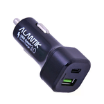 Alantik Car Charger 1 Usb Fast + 1 Usb Type-C