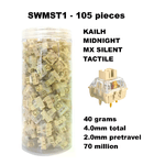 Set 105 Sottotasti Switch Kailh Midnight Mx Silent Tactile