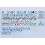 Set Di 129 Tasti Hand Painted Blue Pbt Xda