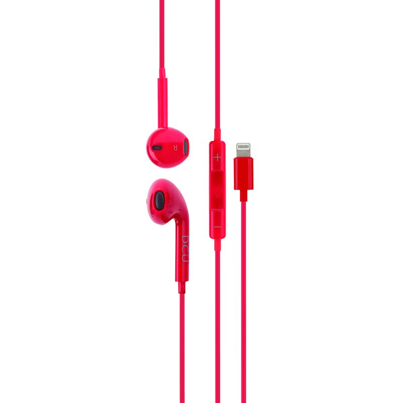 DCU-Advance-Tecnologic-34151017-cuffia-e-auricolare-Cuffie-Cablato-In-ear-Musica-e-Chiamate-Rosso