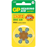 V-TAC GP Batteries Hearing Aid ZA312 Batteria monouso PR41 Zinco-aria