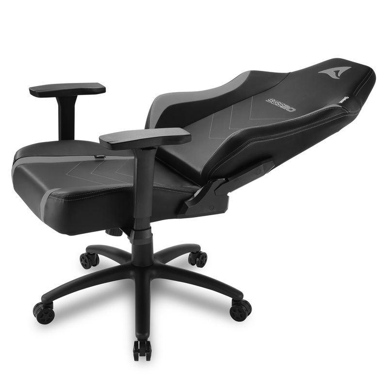 Sharkoon-Sedia-Gaming-Skiller-Sgs20-In-Pelle-Sintetica-Seduta-E-Schienale-Imbottito-Nero-E-Grigio