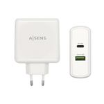 AISENS ASCH-2PD30QC-W Caricabatterie per dispositivi mobili GPS, Comandi di gaming, MP3, MP4, Telefono cellulare