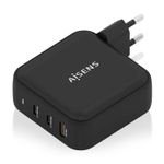 Caricabatterie-Aisens-GAN-140W---2xUSB-C-PD3.1-QC4.0---1xUSB-A-QC3.0