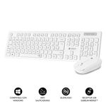 SUBBLIM-SUBKBC-CSSW11-tastiera-Mouse-incluso-RF-Wireless-QWERTY-Spagnolo-Bianco