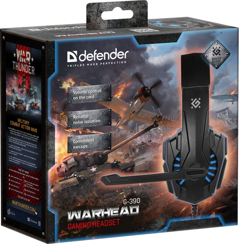 Cuffie-da-gaming-Defender-Warhead-G-390-nero-blu-cavo-18-m