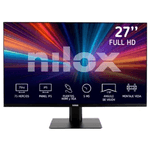 Nilox Monitor NXM27FHD11 FullHD 27 Pollici, Frequenza 75Hz, Tempo di Risposta 5ms, Ingressi HDMI e VGA