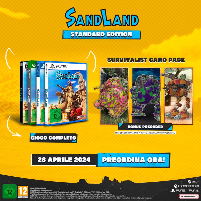 BANDAI-NAMCO-Entertainment-Sand-Land-Standard-Inglese-Giapponese-PlayStation-5