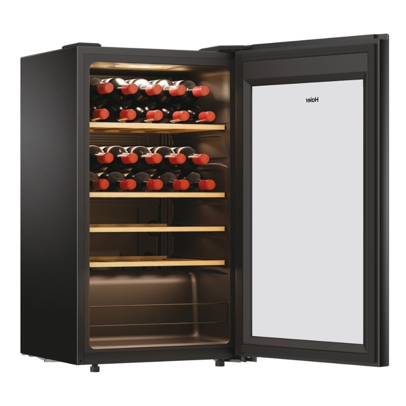 Haier-Wine-Bank-50-Serie-3-HWS34GGH1-Cantinetta-vino-con-compressore-Libera-installazione-Nero-34-bottiglia-bottiglie