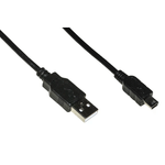 Cavo Usb 2.0 Mini B 5 Poli Per Ricarica O Trasmissione Dati In Rame Mt.1