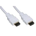 Cavo Hdmi<Sup>®</Sup> 4Kx2K Per Pc Notebook Hdtv Ecc Contatti Dorati Mt 05 Colore Bianco